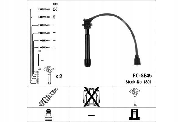 Ngk Zapalovací Kabely Fiat Sedici 1.6 16V (fy_)