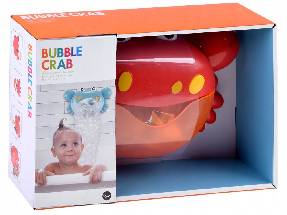 Krab do robienia piany Bańki w wannie ZA3684 Materiał Plastik Inny