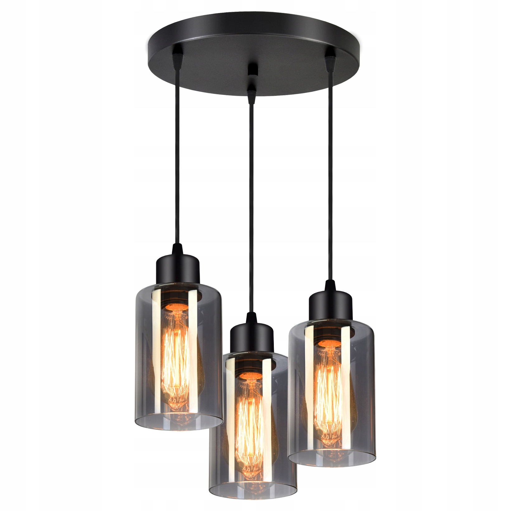 

Lampa Wisząca Żyrandol Plafon Szklane Tuby Led