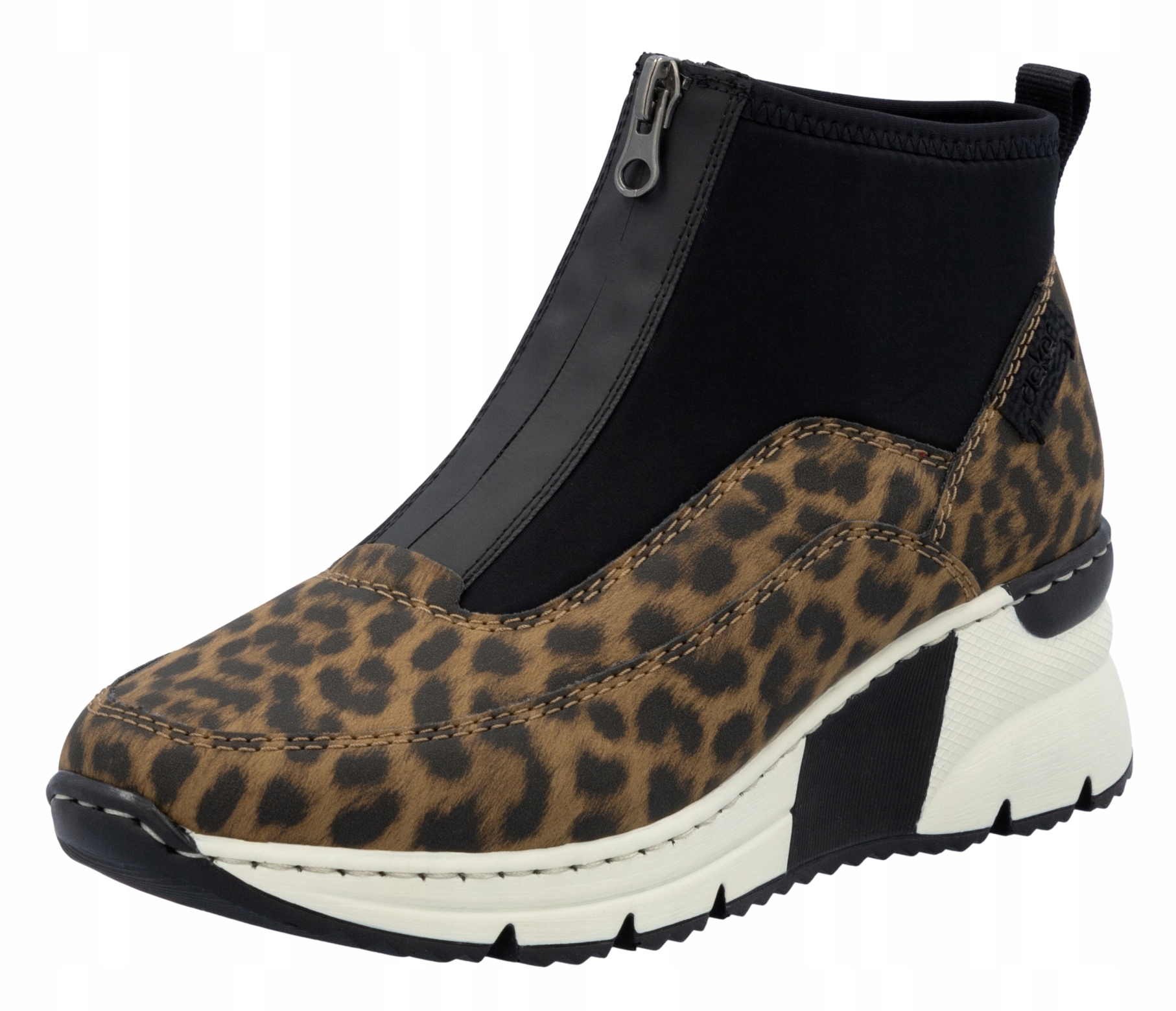 Rieker N6352-90 vel.38 elastické kotníkové boty tenisky na klínku Modne