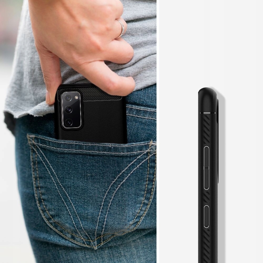 ZESTAW SPIGEN Etui Rugged + SZKŁO do Galaxy S20 FE Typ plecki