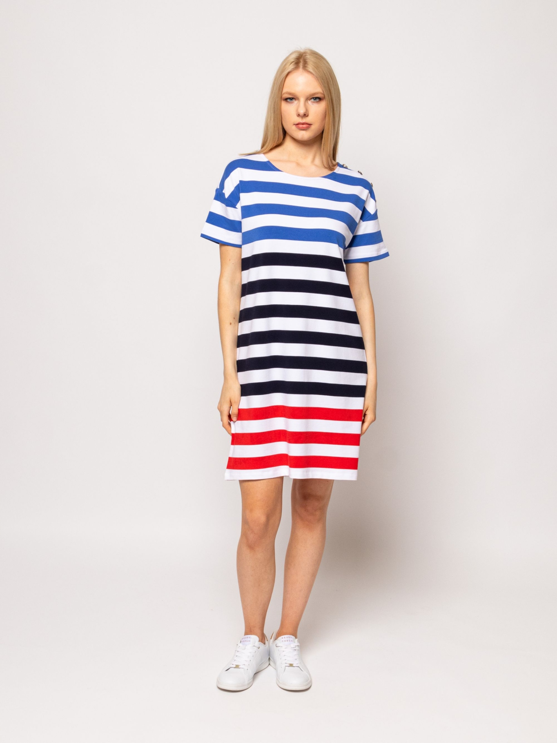 Heavy Tools Letní Klasické Šaty Vuol Regata Vícebarevné M