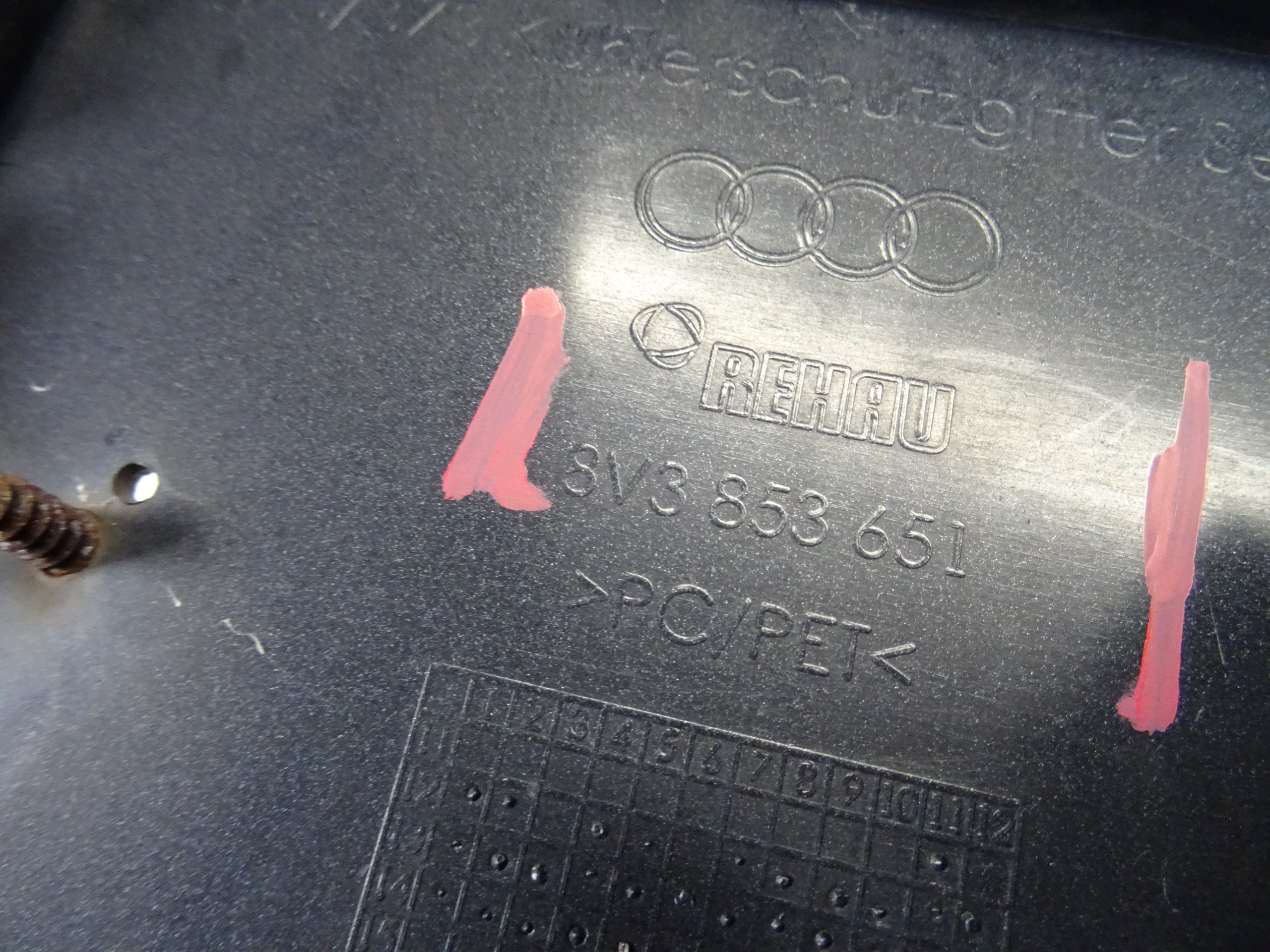 grill grille front front AUDI A3 8V 8V3853651