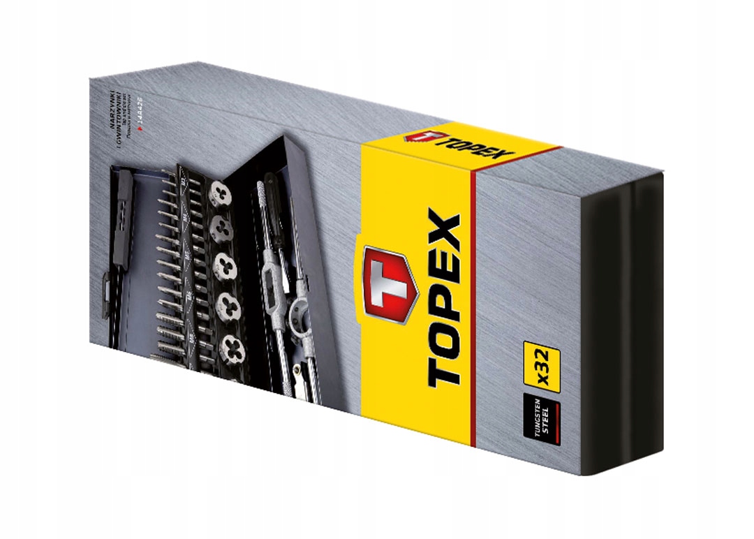 Комплект плашек и метчиков M3-M12 32 части