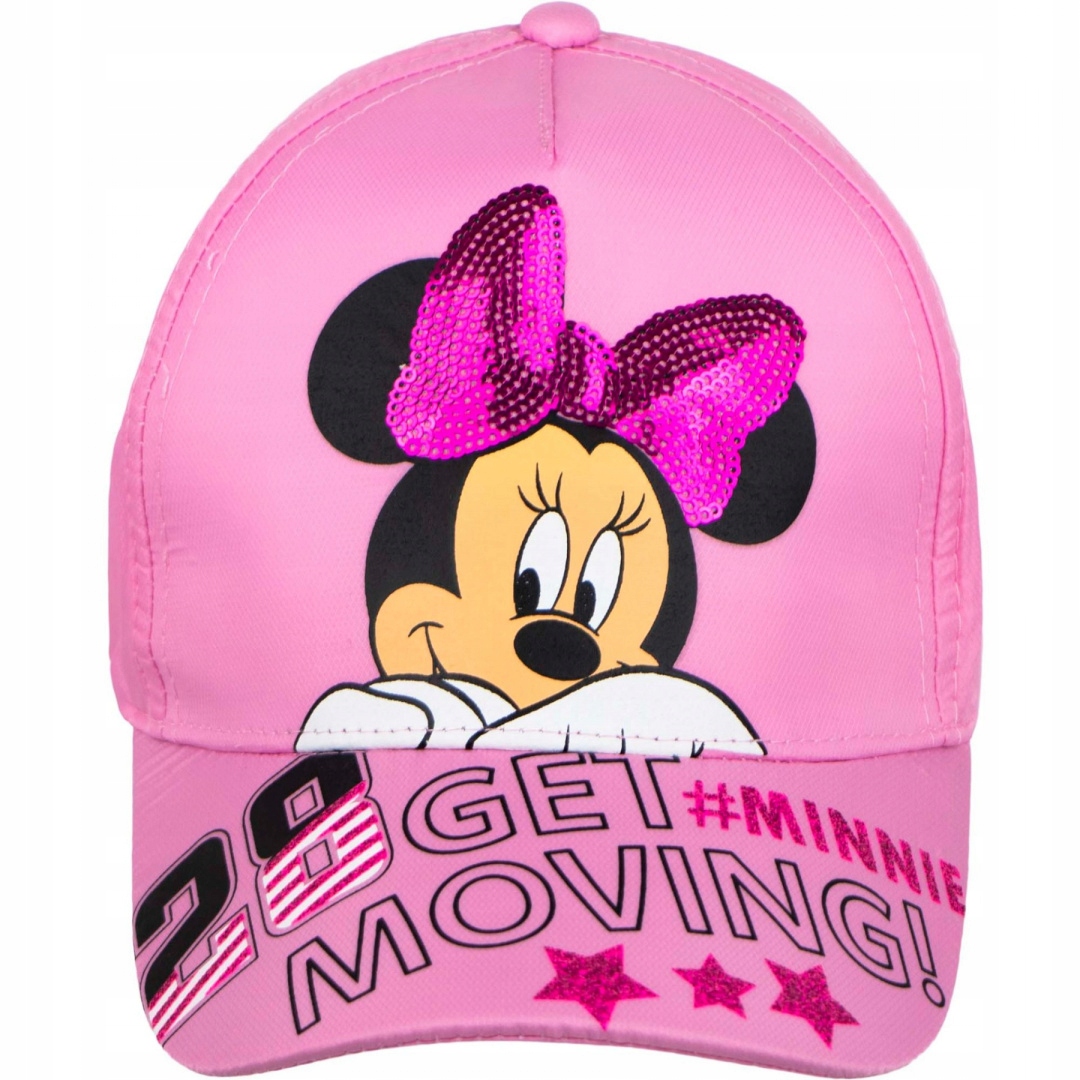 

Czapka Z Daszkiem Myszka Minnie Z Cekinami 54cm