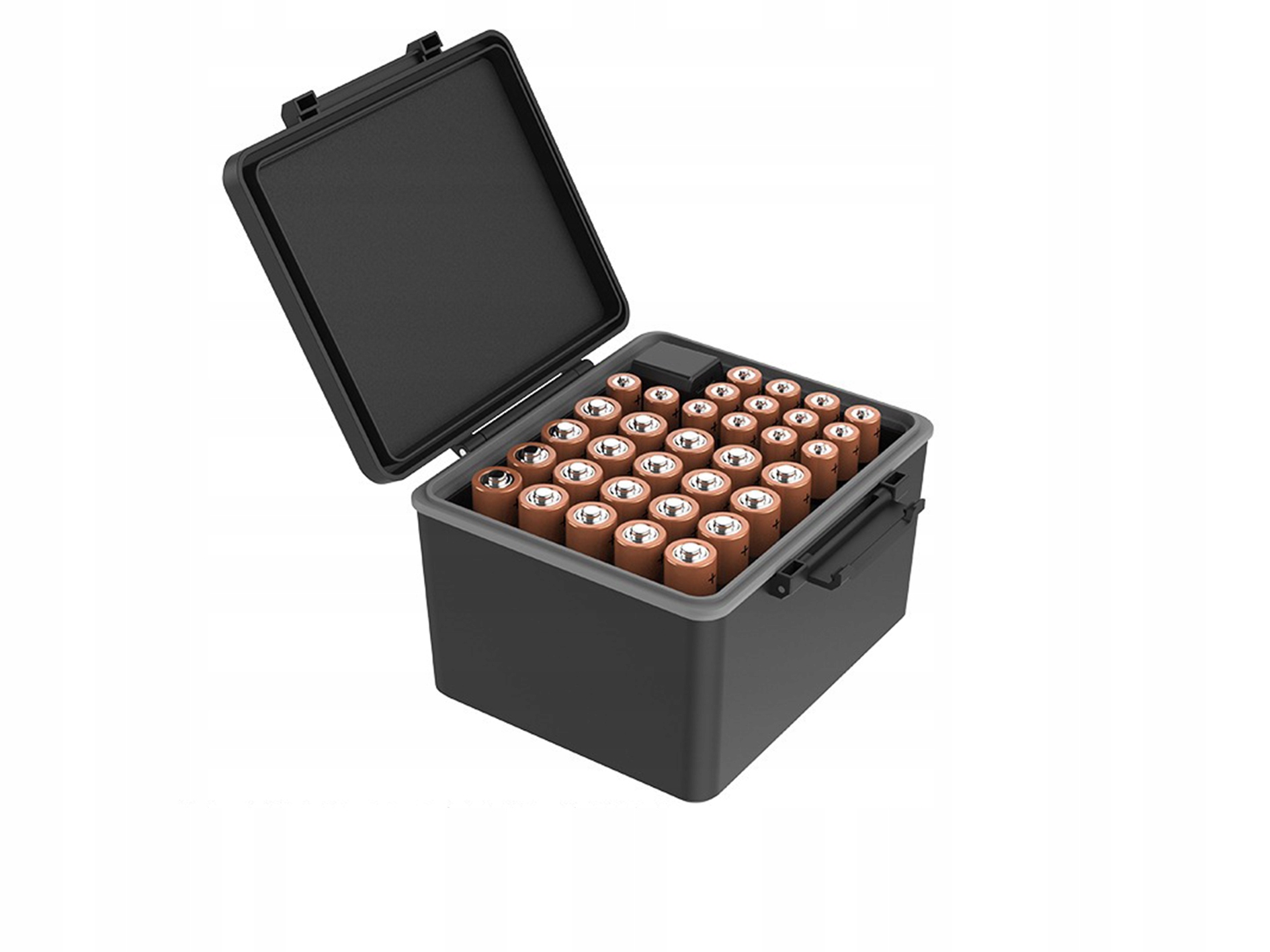 Pudełko do Baterii/Akumulatorów z Czytnikiem Mocy