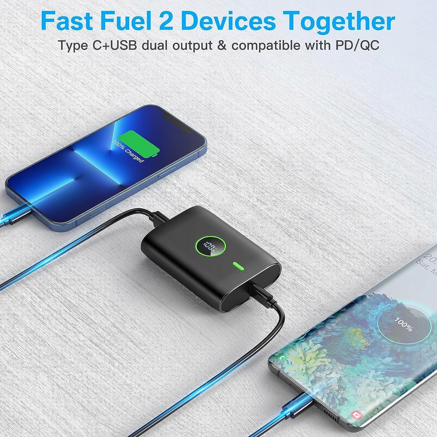 POWER BANK 10000 MAH LED 22.5W USB C — miniatura 5