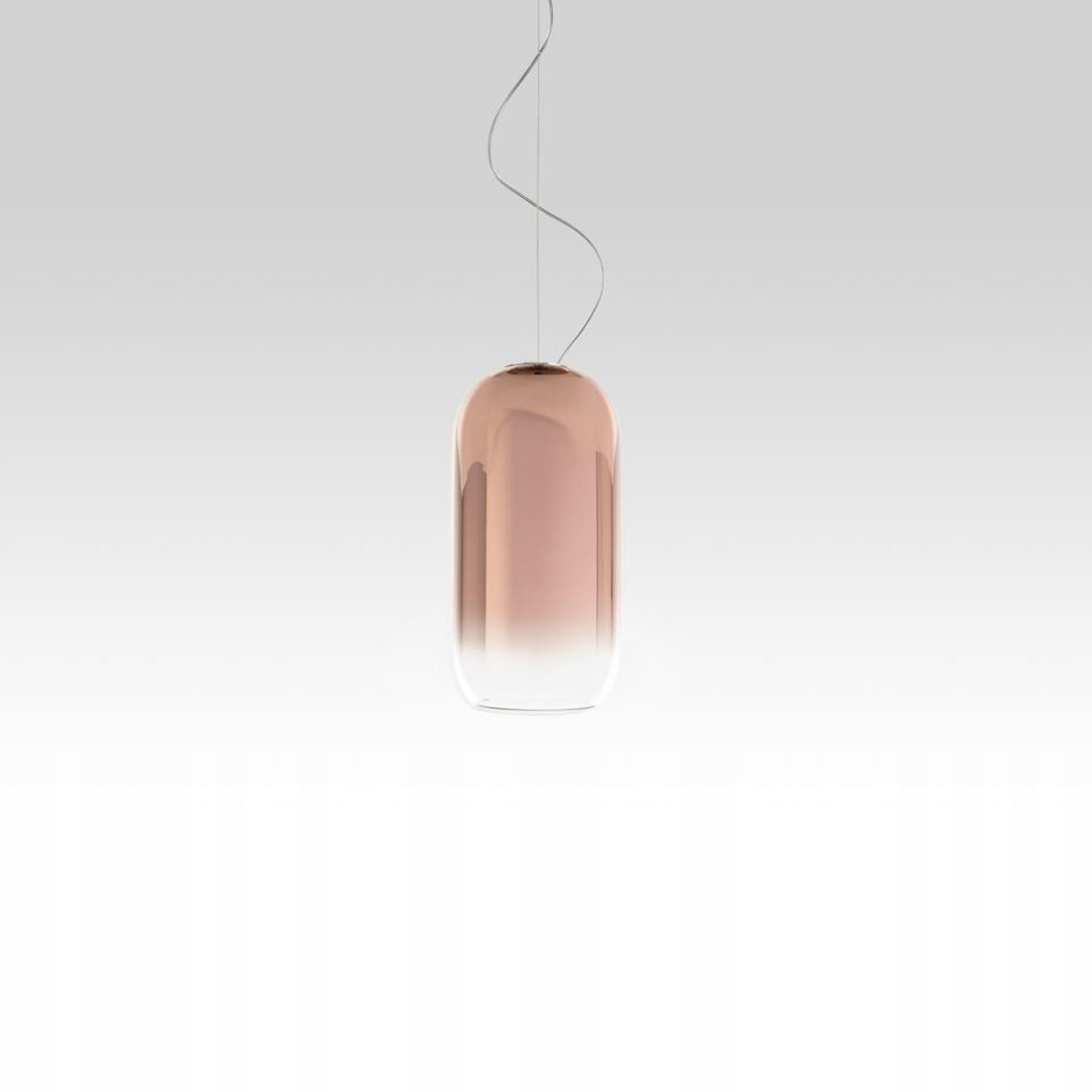 Artemide Gople Mini závěsné svítidlo, měď, E14, 290mm, design Big