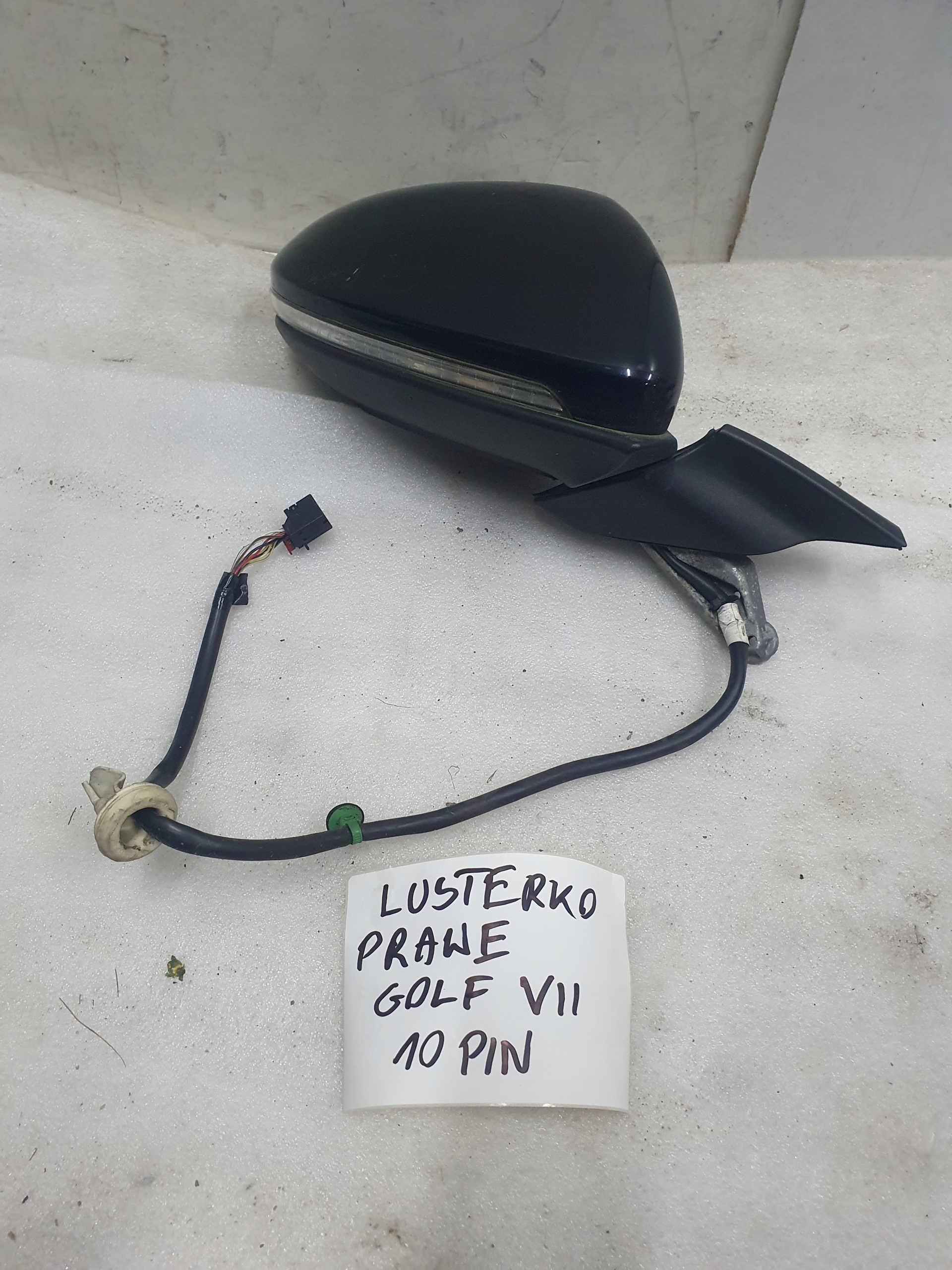 VW GOLF VII 7 LUSTERKO PRAWE 10 PIN