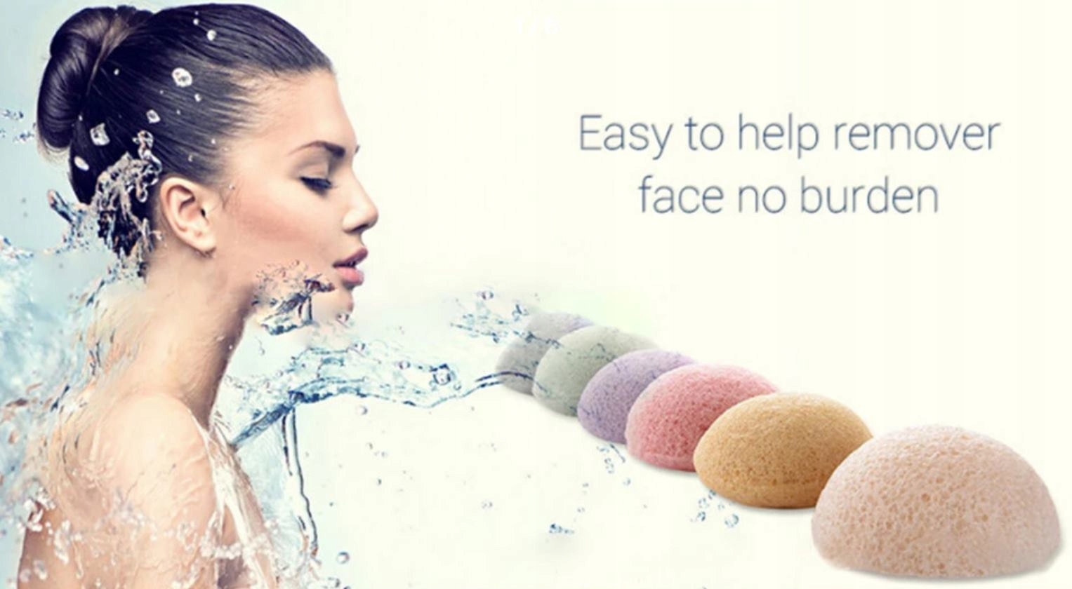 NATURALNA GĄBKA KONJAC OCZYSZCZA EKO DO DEMAKIJAŻU Rodzaj Inne