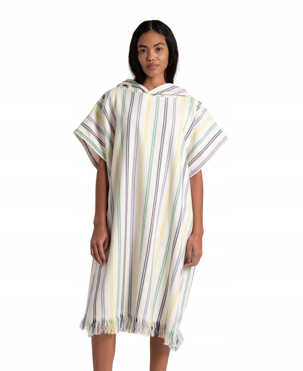 Pončo koupací ručník s kapucí z plážové bavlny Arena One Size