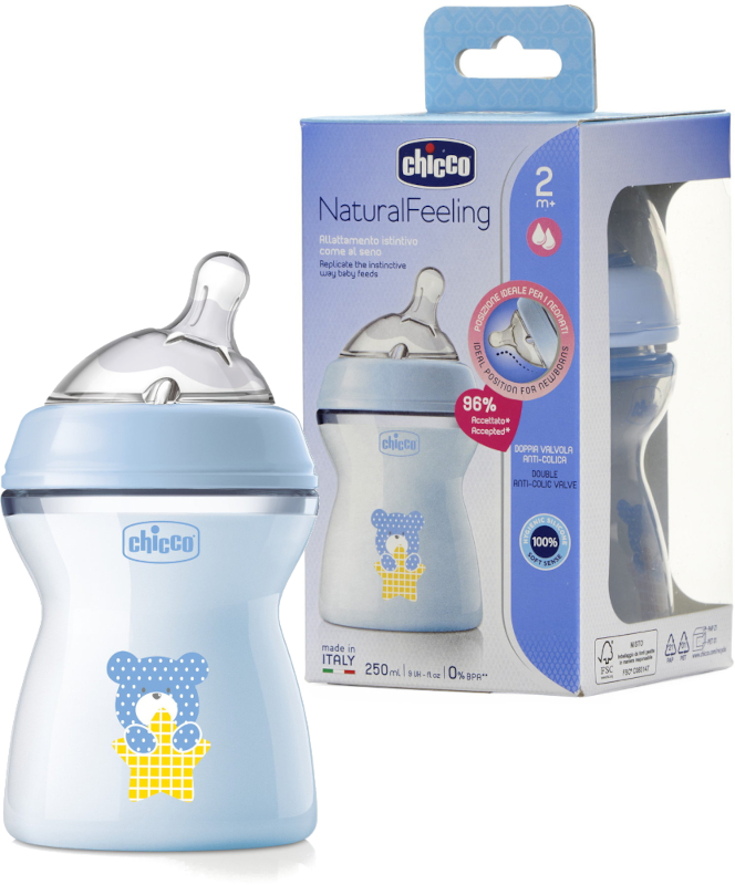 

Chicco Butelka Antykolkowa Naturalfeeling 250ml 2m