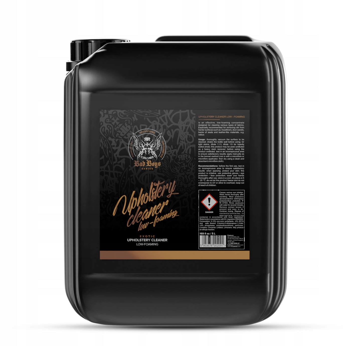 RRC BAD BOYS Upholstery Cleaner Low Foaming 5L