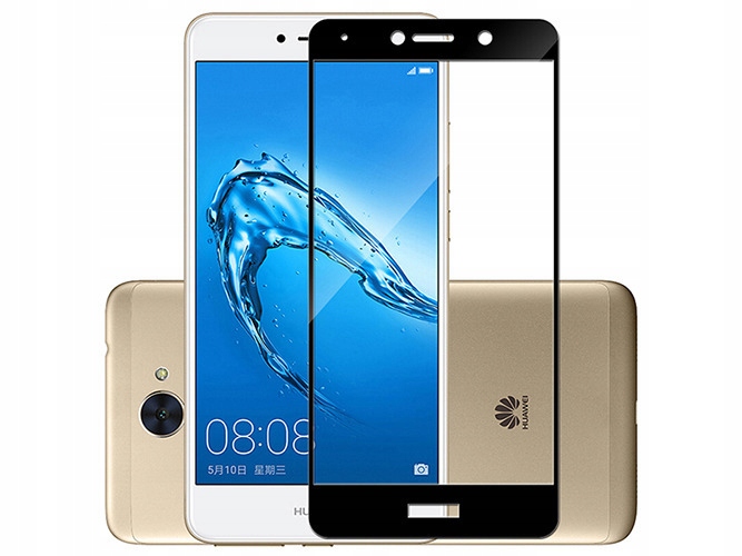 

Huawei Y7 Szkło Hartowane 3D 9H Czarne Cały Ekran