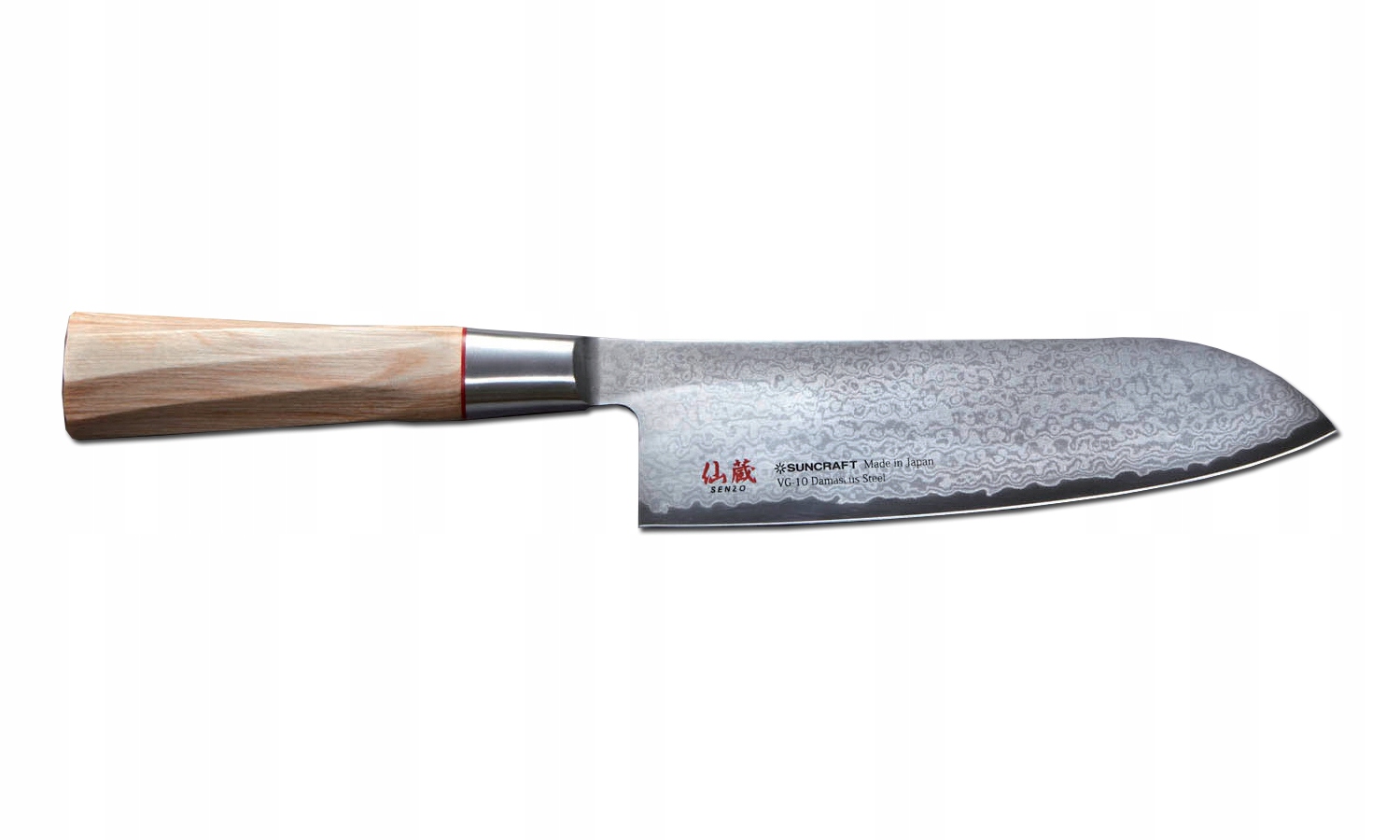 Japonský nôž Santoku 167 Senzo Twisted Octagon