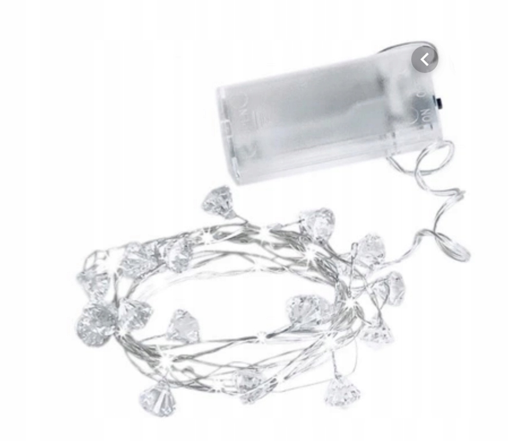 

Diament Kryształki 20 Led Ozdoba Stroik Choinka