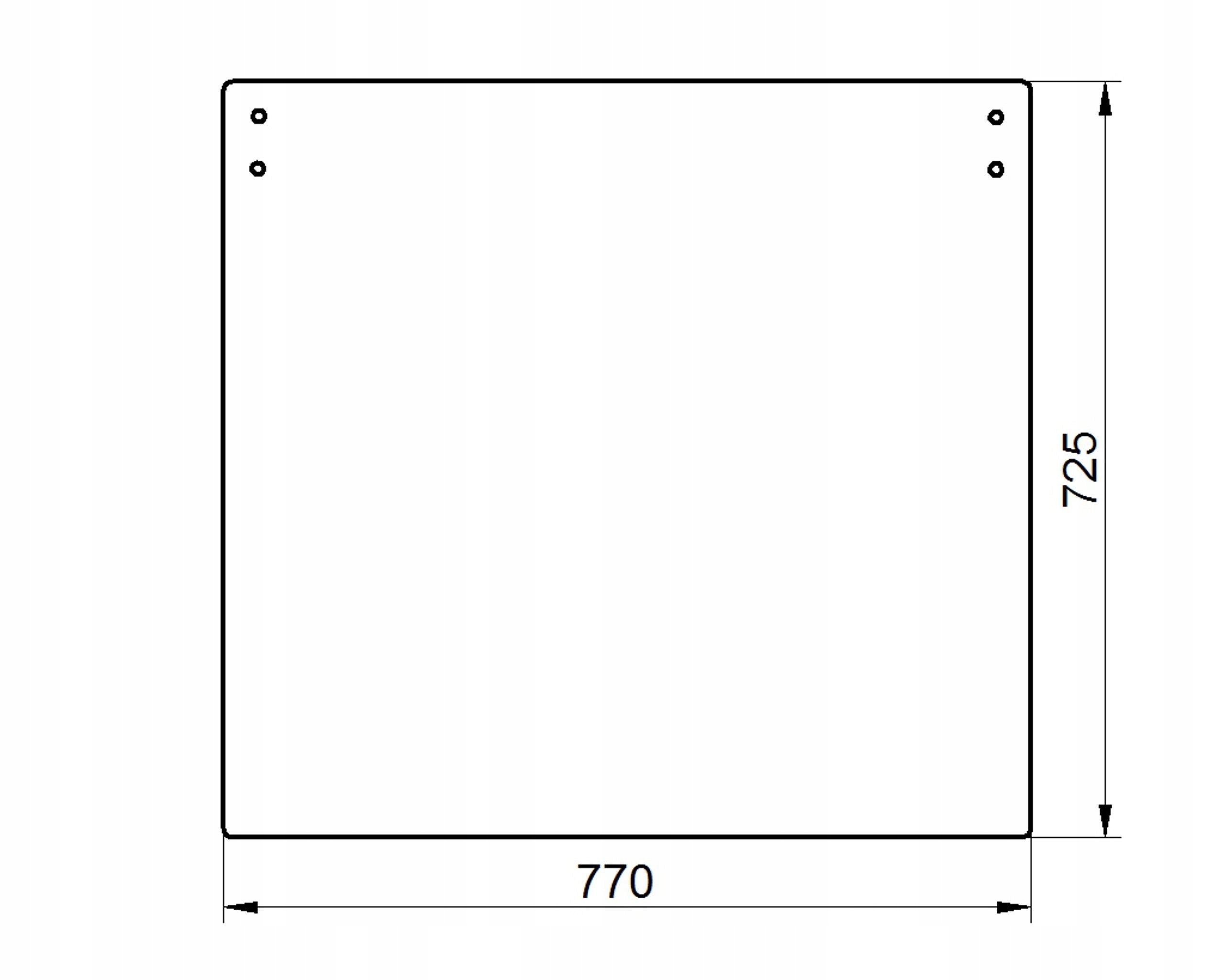 sklo bagr Cat přední spodní 141-9371