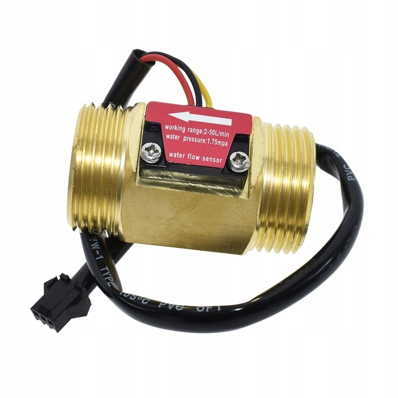 Przeplywomierz Czujnik Przeplywu Cieczy 1"