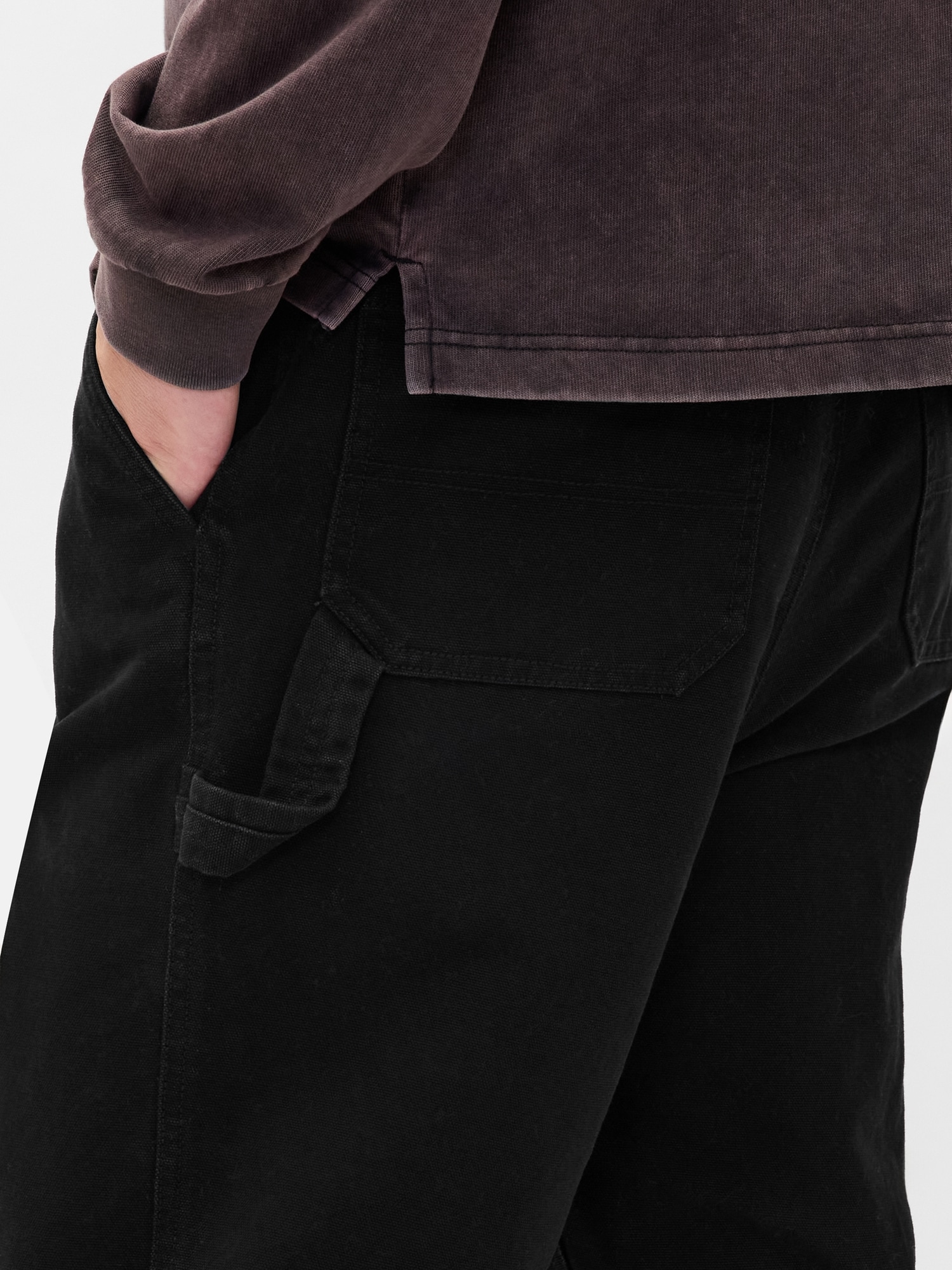 Gap Kalhoty Canvas '90s Loose Carpenter
