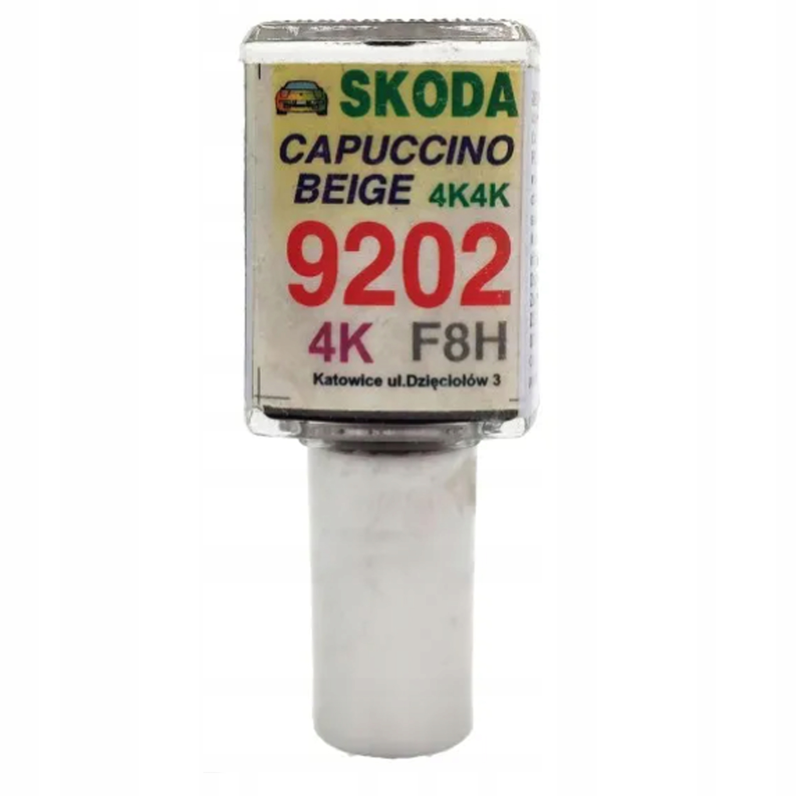 Zaprawka do rys 10ml SKODA 9202 4K4K F8H BEŻOWA CAPPUCCINO