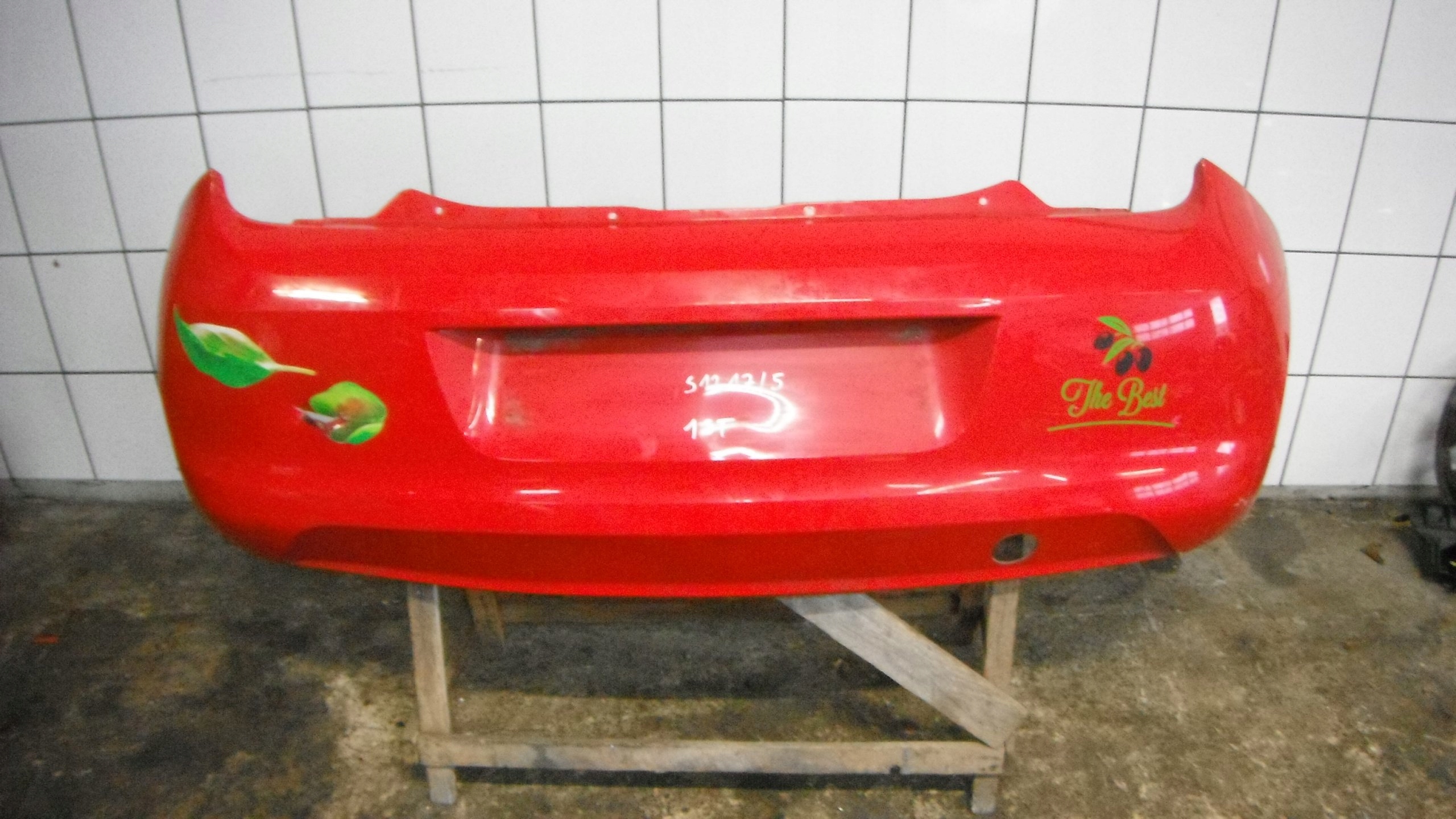 SKODA CITIGO ZDERZAK TYLNY - TYŁ CZERWONY