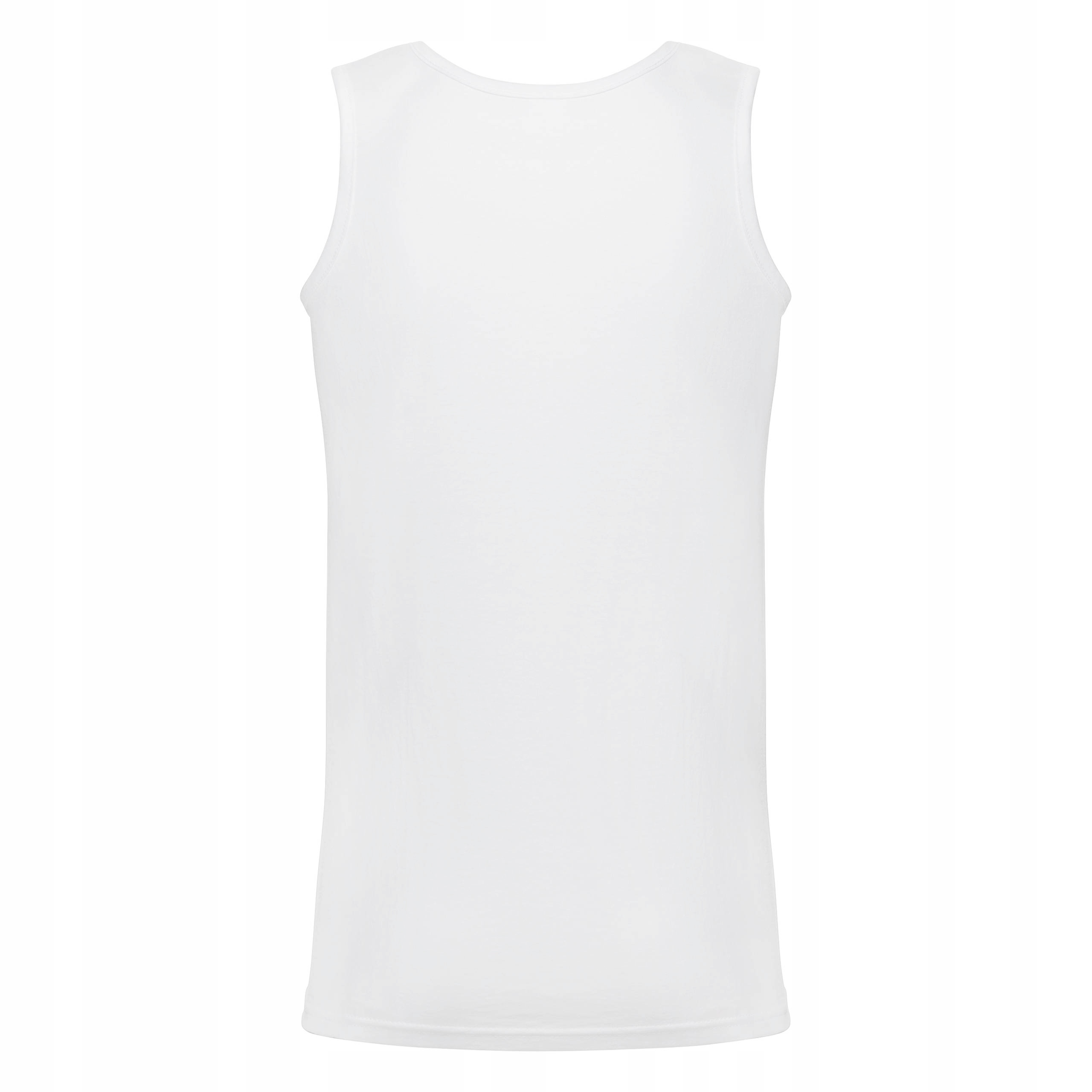 FRUIT OF THE LOOM KOSZULKA NA RAMIĄCZKACH Whit XXL Rozmiar XXL