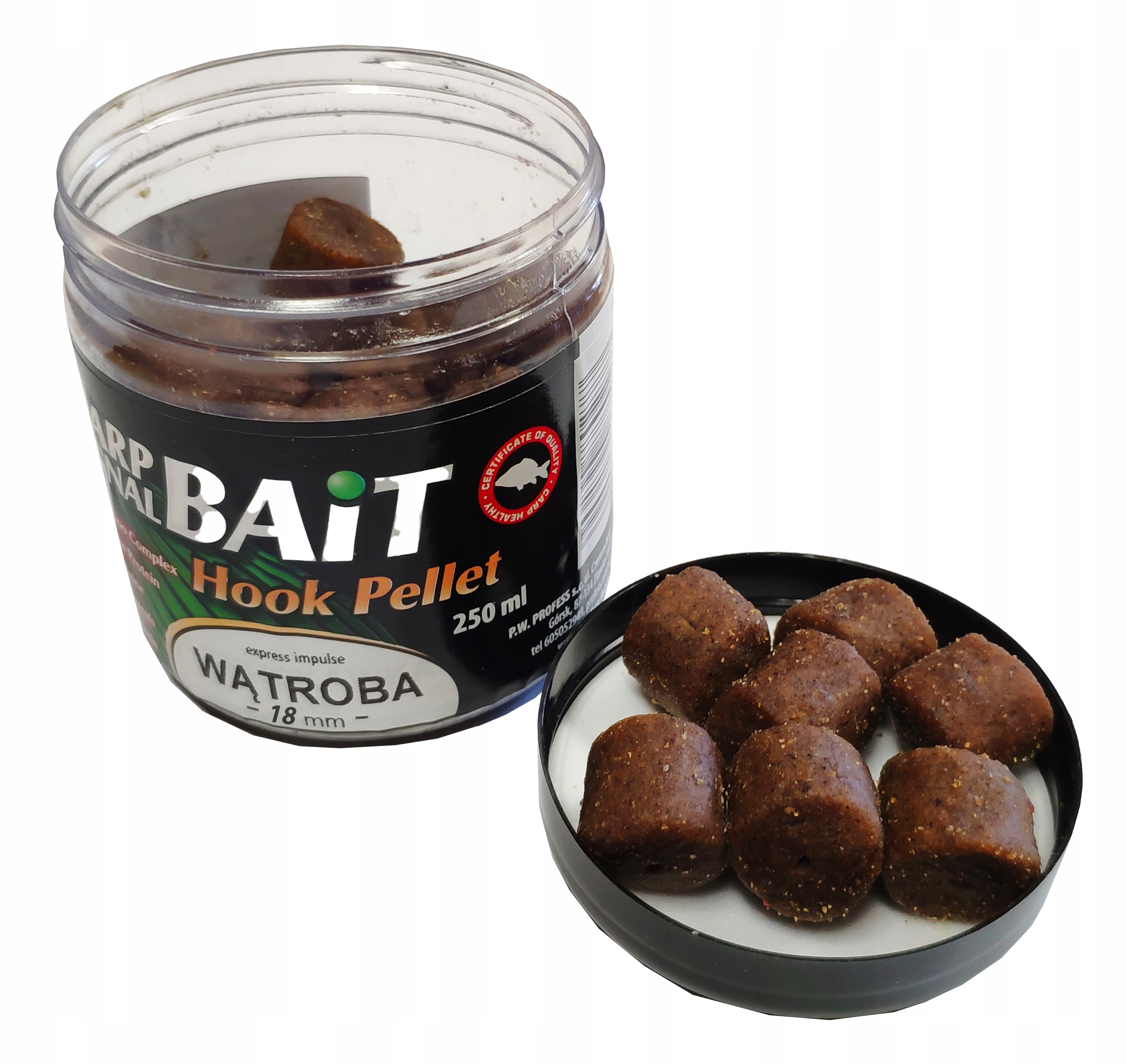 PELLET PROFESS PRZYNĘTOWY WĄTROBA węgorz SUM 18 mm