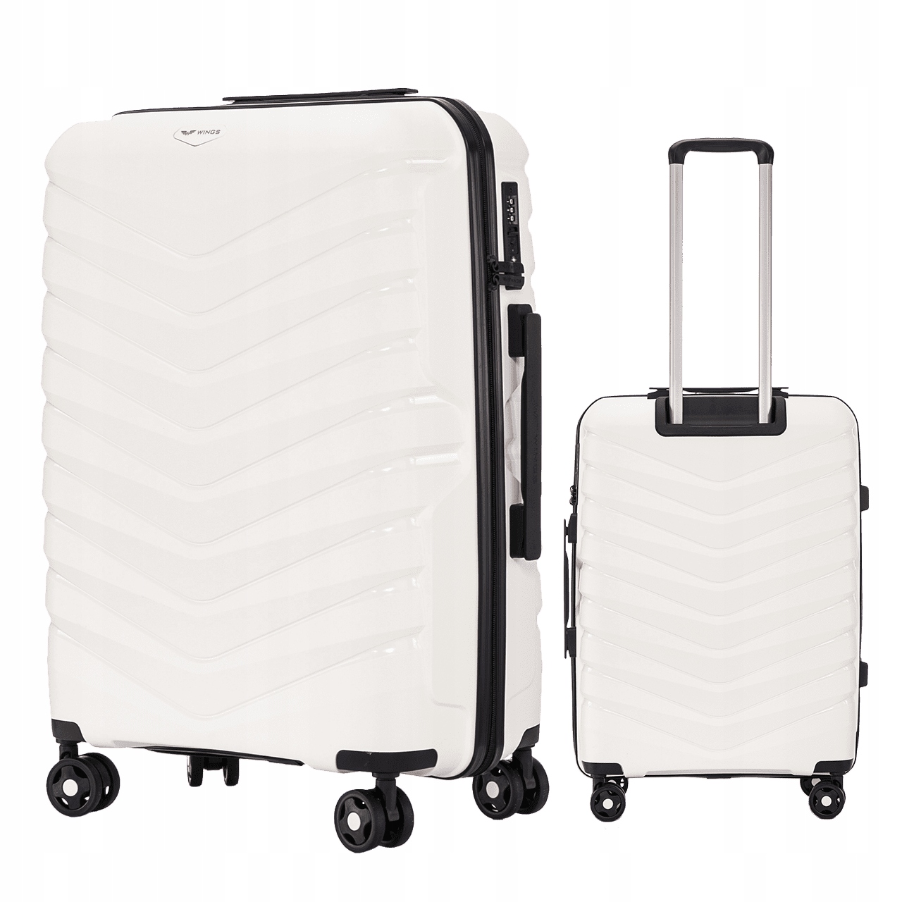 Kufr prostorný, tvrdý Wings do letadla Polypropylen velký zavazadlový zámek Tsa