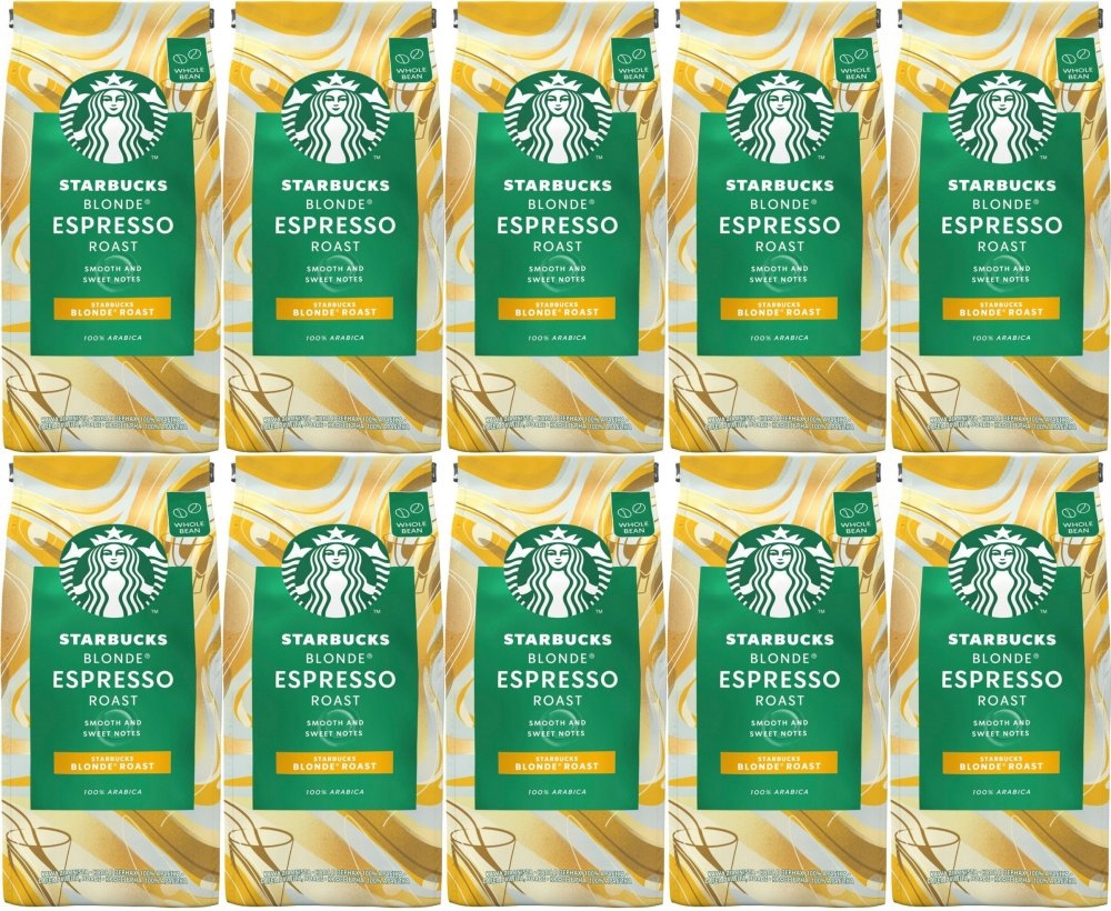 Kawa Ziarnista Starbucks Blonde Espresso Roast 200g x10