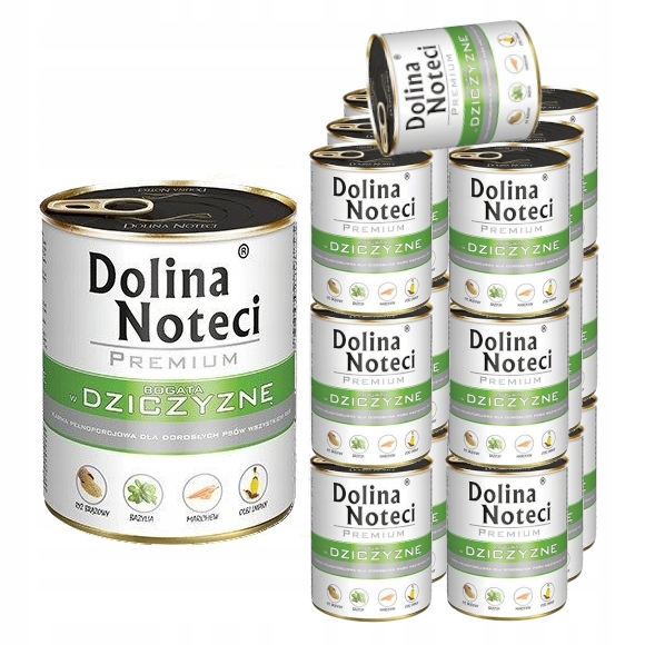 Levně Dolina Noteci Premium Zvěřina Krmivo Psa 20x800G