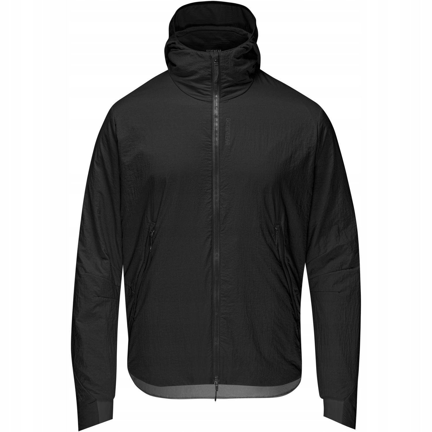 Gore Concurve Windstopper Insulated Hooded Jacket Mens Black L