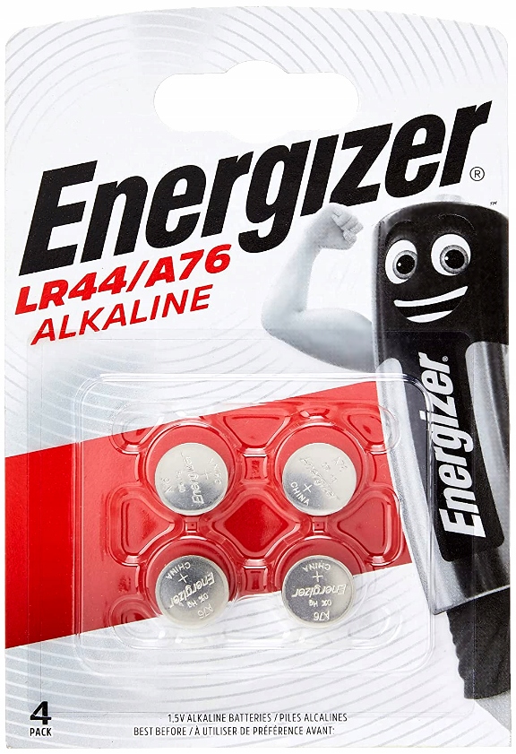 

4x Bateria Energizer LR44 AG13 G13 A76 L1154 KA76