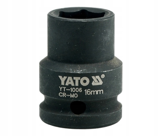 Yato Klucz nasadowy udarowy 16mm 1/2" 6-kątny YT-1006