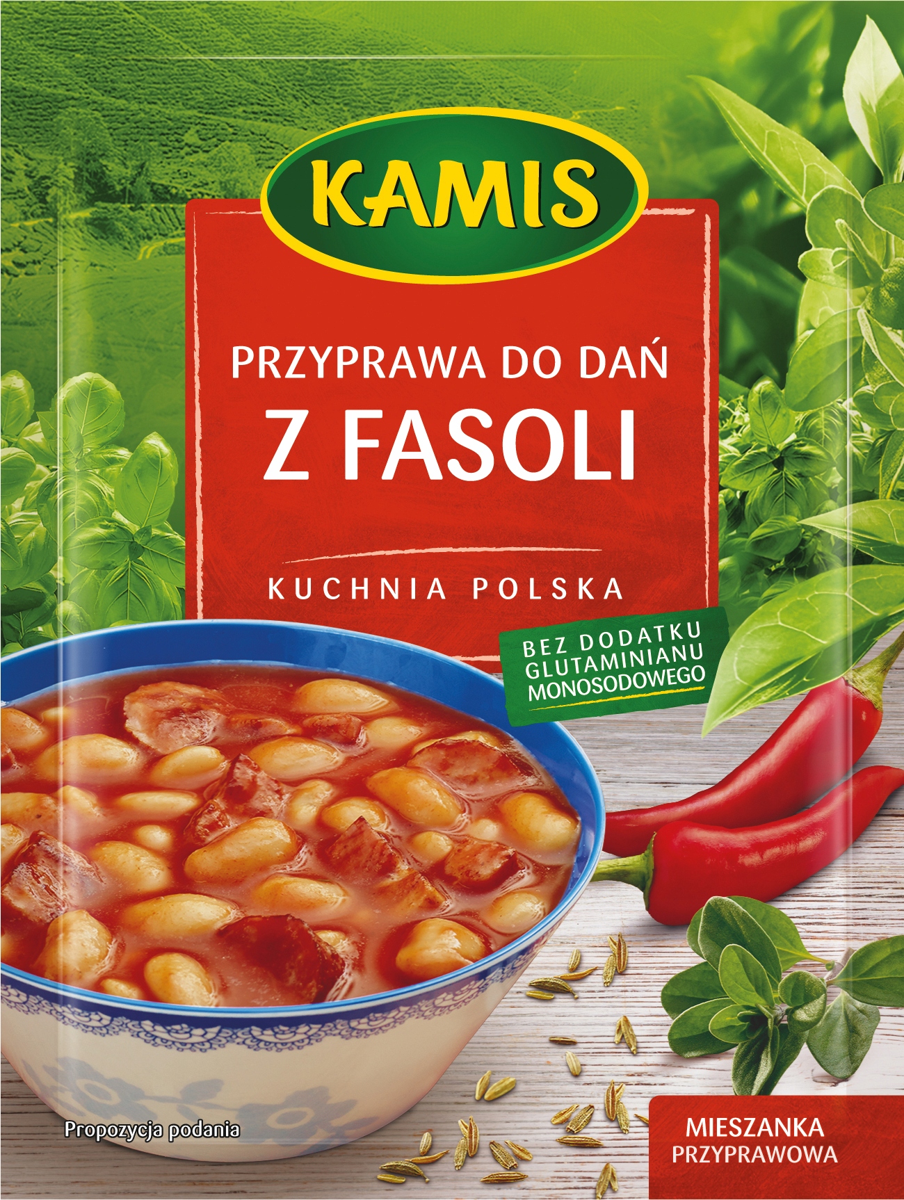 KAMIS Przyprawa do dań z fasoli 20g