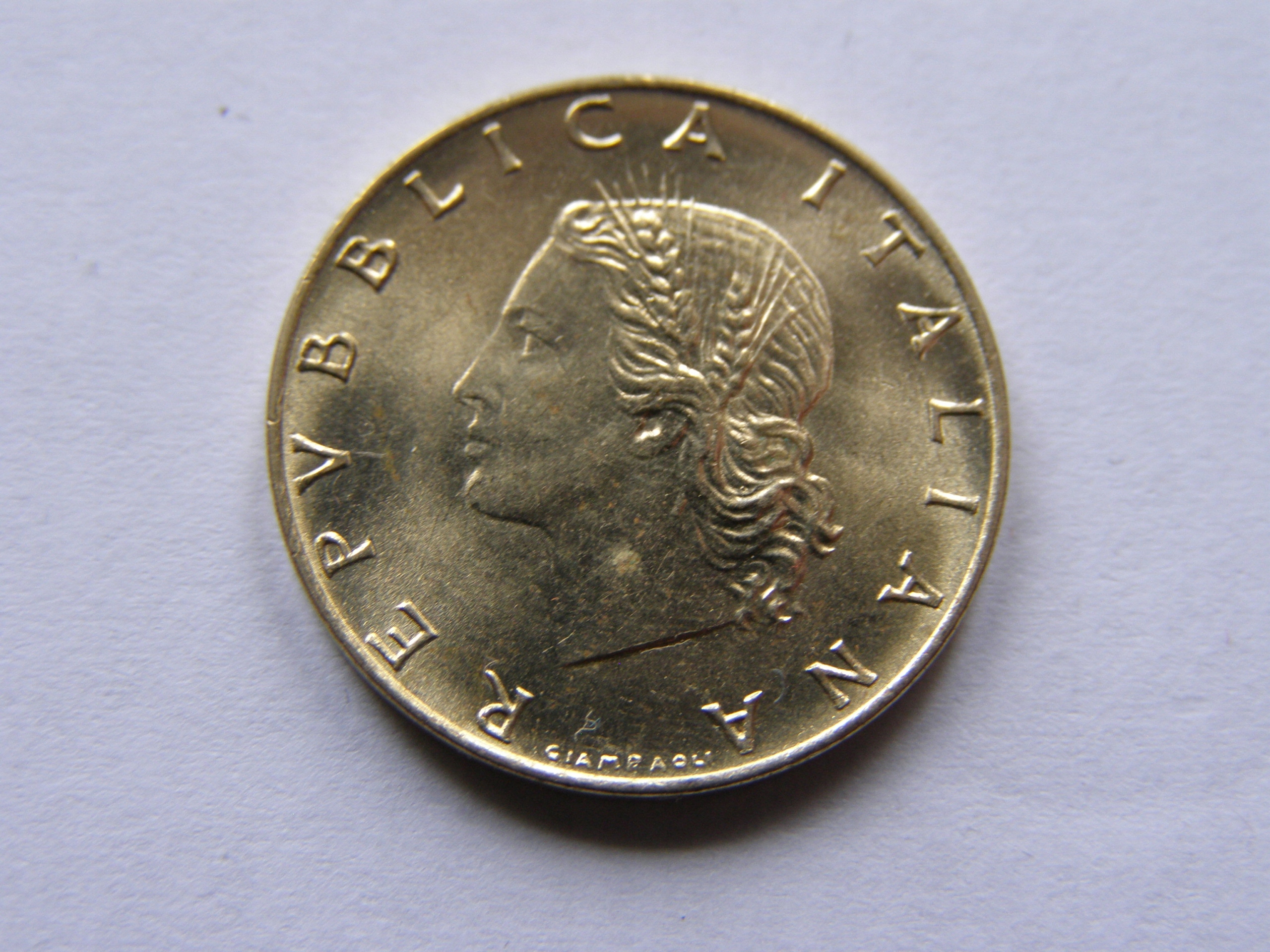 WŁOCHY ITALIA 20 LIRA 1980 ROK !!!!!!!!!!!!!! 1004