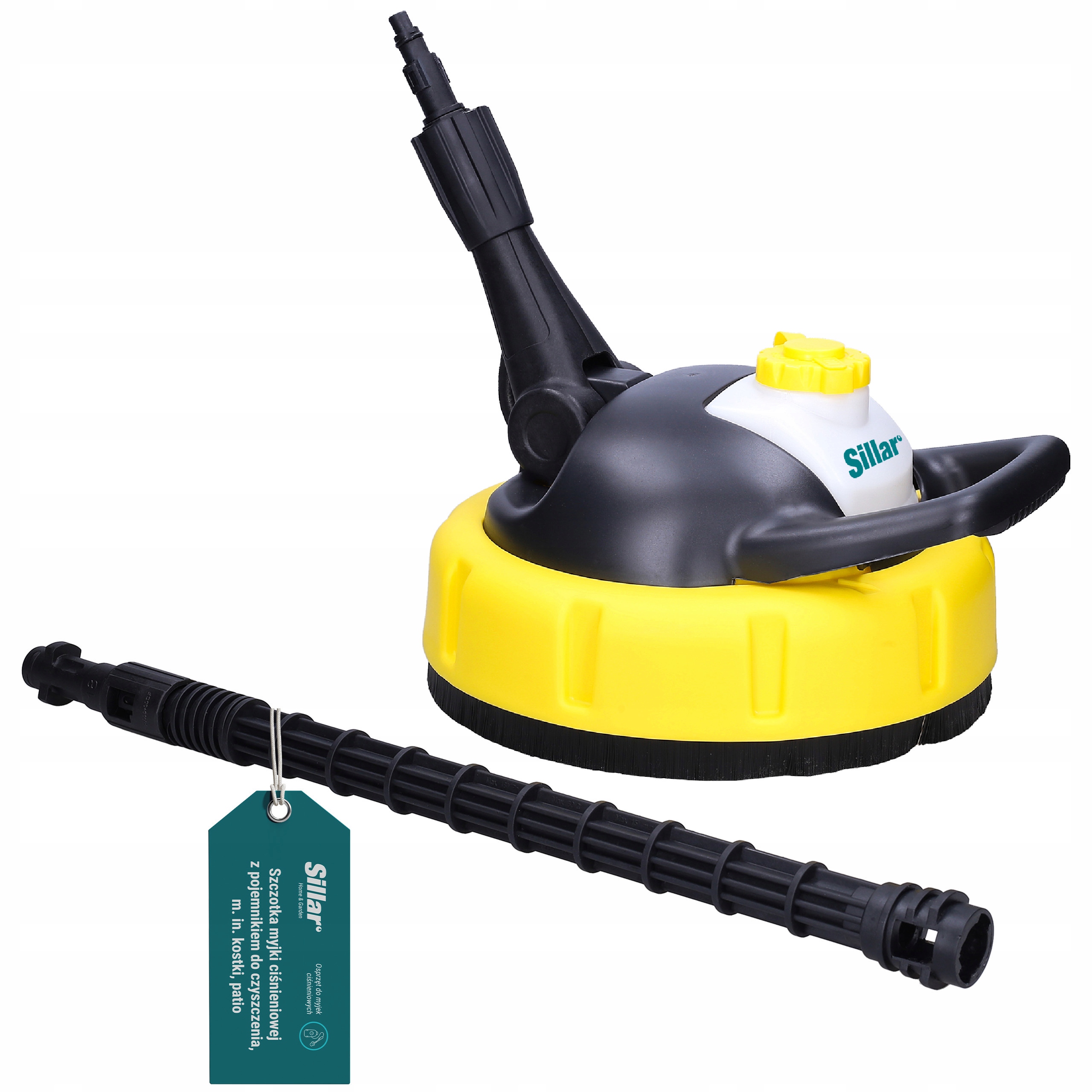 Szczotka mycia bruku kostki brukowej do myjki Karcher K2-K7 Parkside Lavor