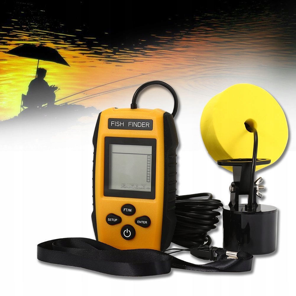 Echosonda Fish Finder Sonar Wykrywacz Ryb Echosonda Bezprzewodowa Sonar