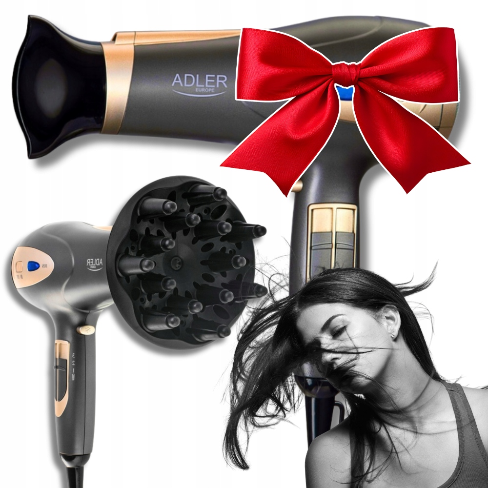 Fén Na Vlasy difuzér ionizace 2400W Dárek Pro Ženu