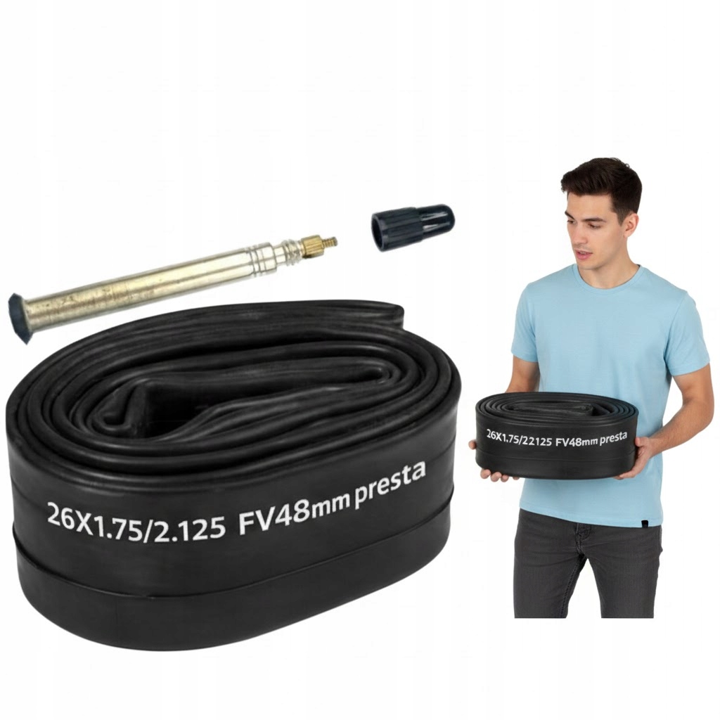 Dętka Vee Rubber 26x1.75-2.125 FV48mm Presta długi wentyl francuski butyl