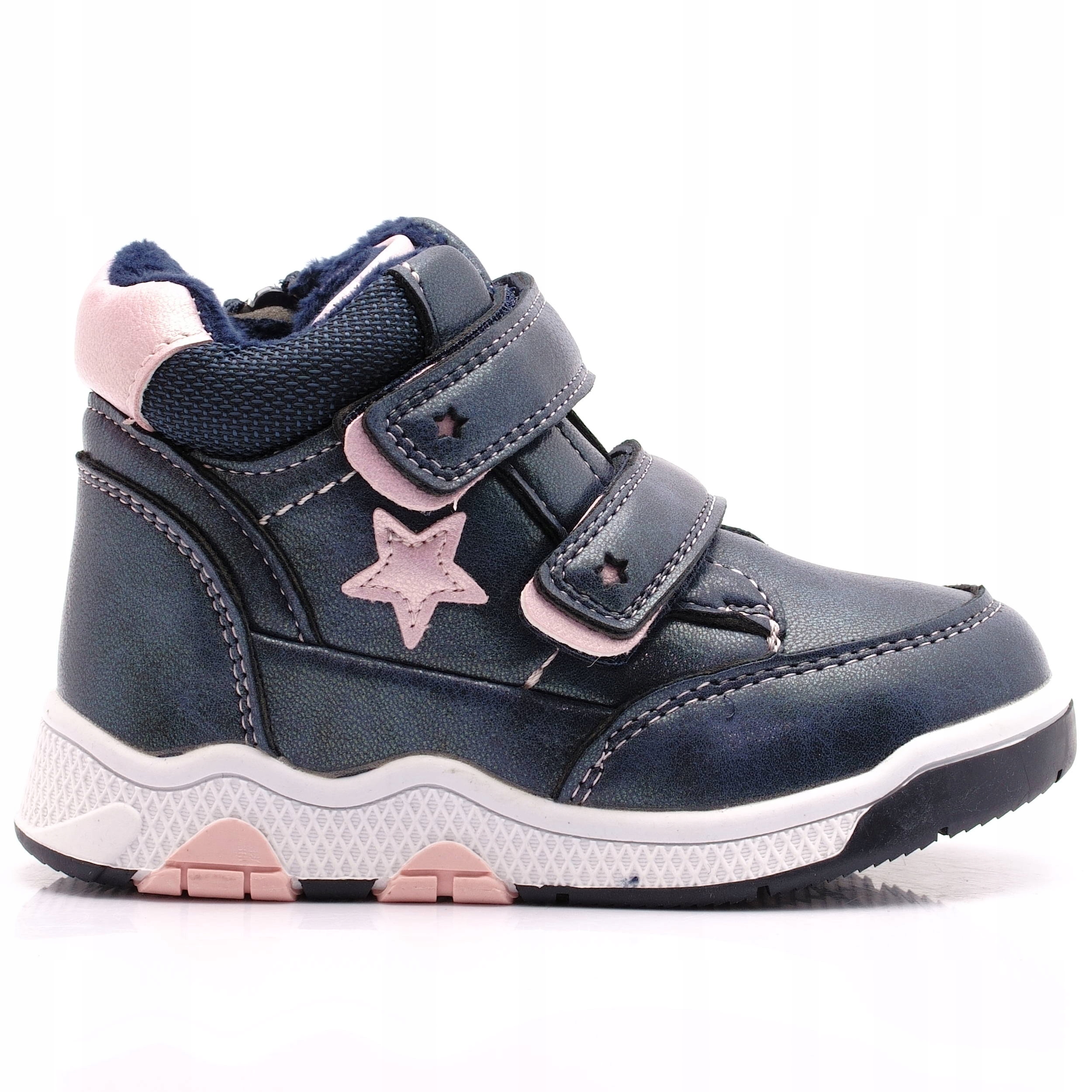 BUTY ZIMOWE DZIECIĘCE TRZEWIKI DZIEWCZĘCE OCIEPLANE GETO 102 24 Płeć dziewczynki