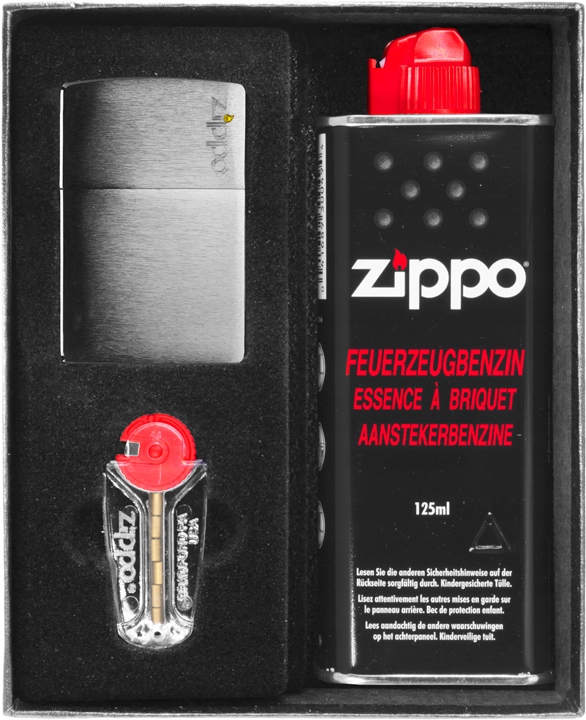 Zestaw ZIPPO Zapalniczka BULUS LOGO prezentowy*nr1