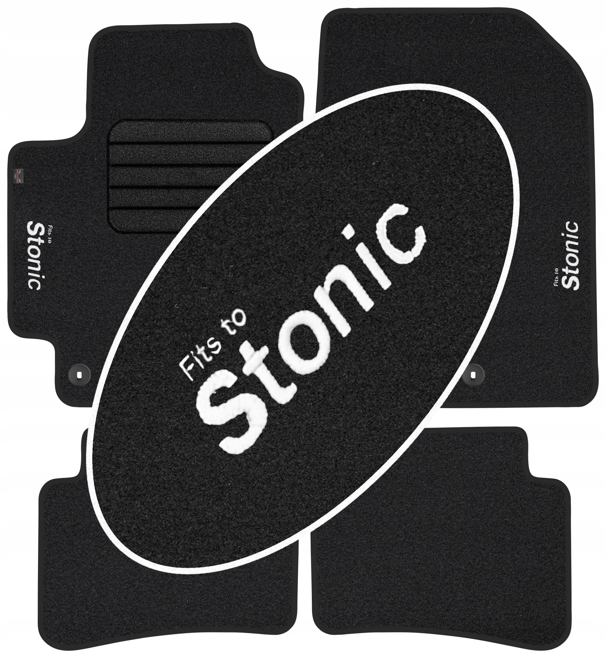 Kia Stonic 2017-велюр з вишивкою