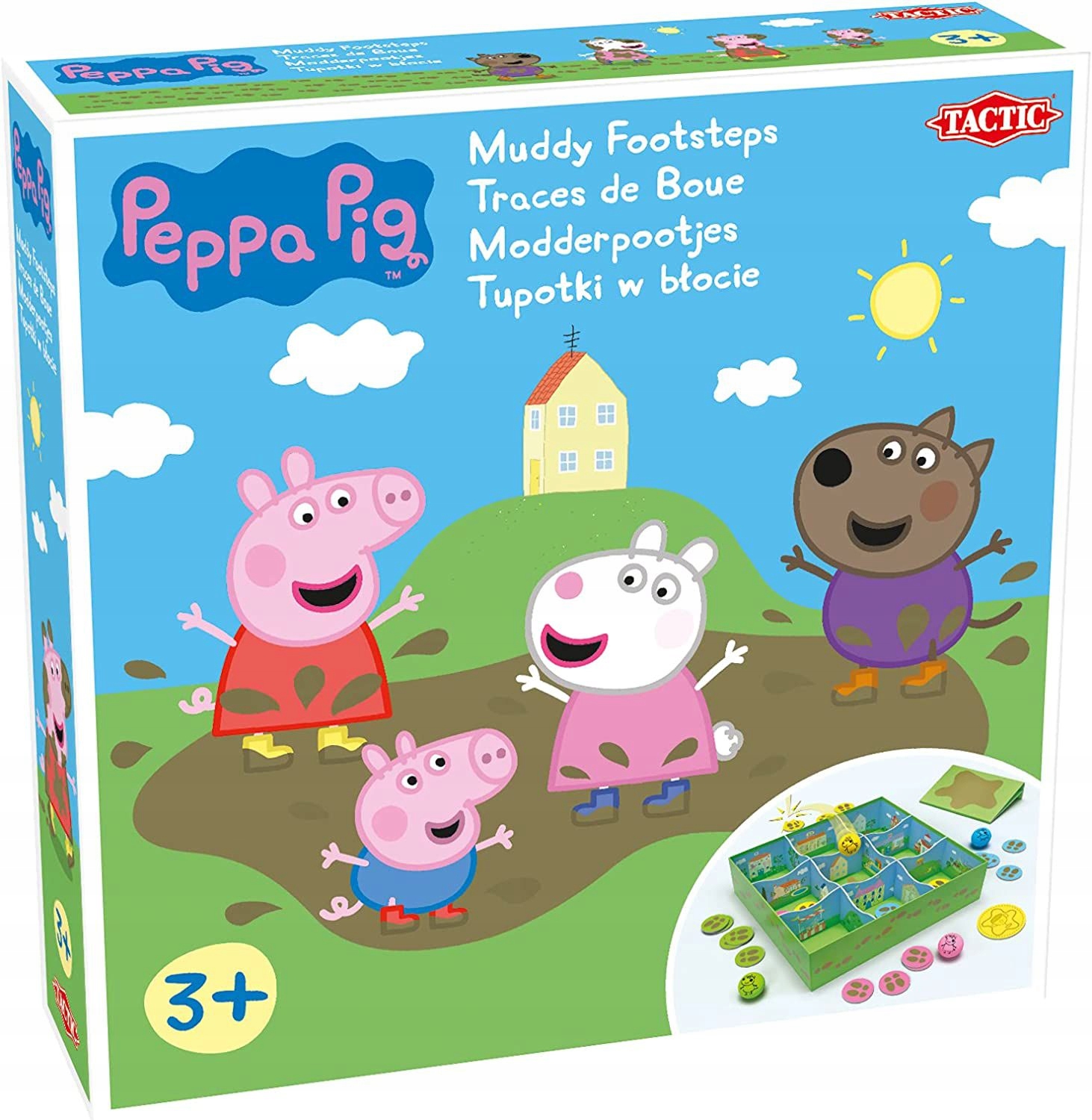 GRA PLANSZOWA ŚWINKA PEPPA TUPOTKI W BŁOCIE (MUDDY FOOTSTEPS)