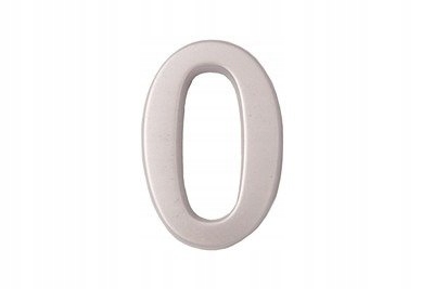 

Cyfra 0 samoprzylepna 5cm satyna lakier