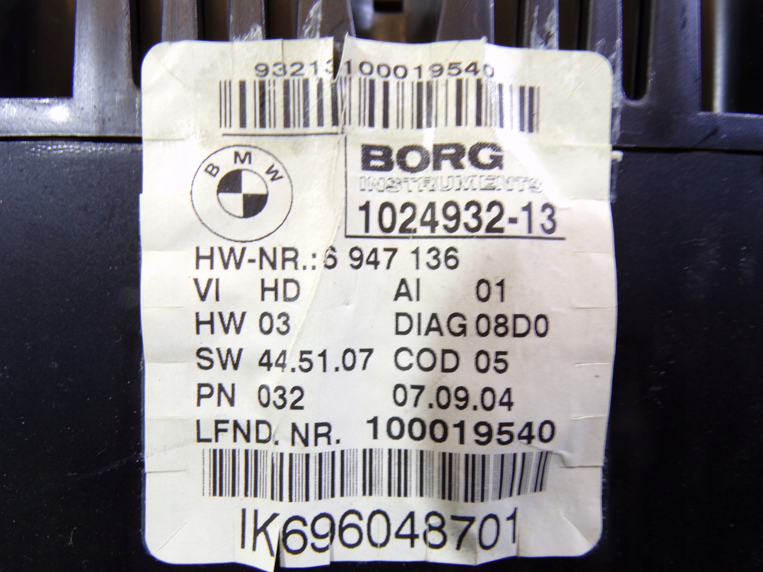 dials dials BMW E87 6947136
