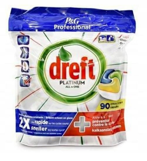 

Dreft Platinium Lemon Kapsułki do Zmywarki 90 szt.