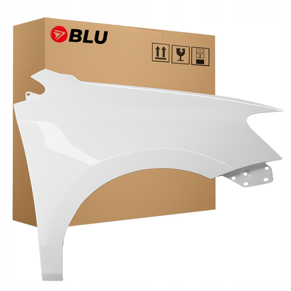 Blu Blatník Vw Polo 6R V 5 LC9A pravý bílý 09-17 přední PureWeiss