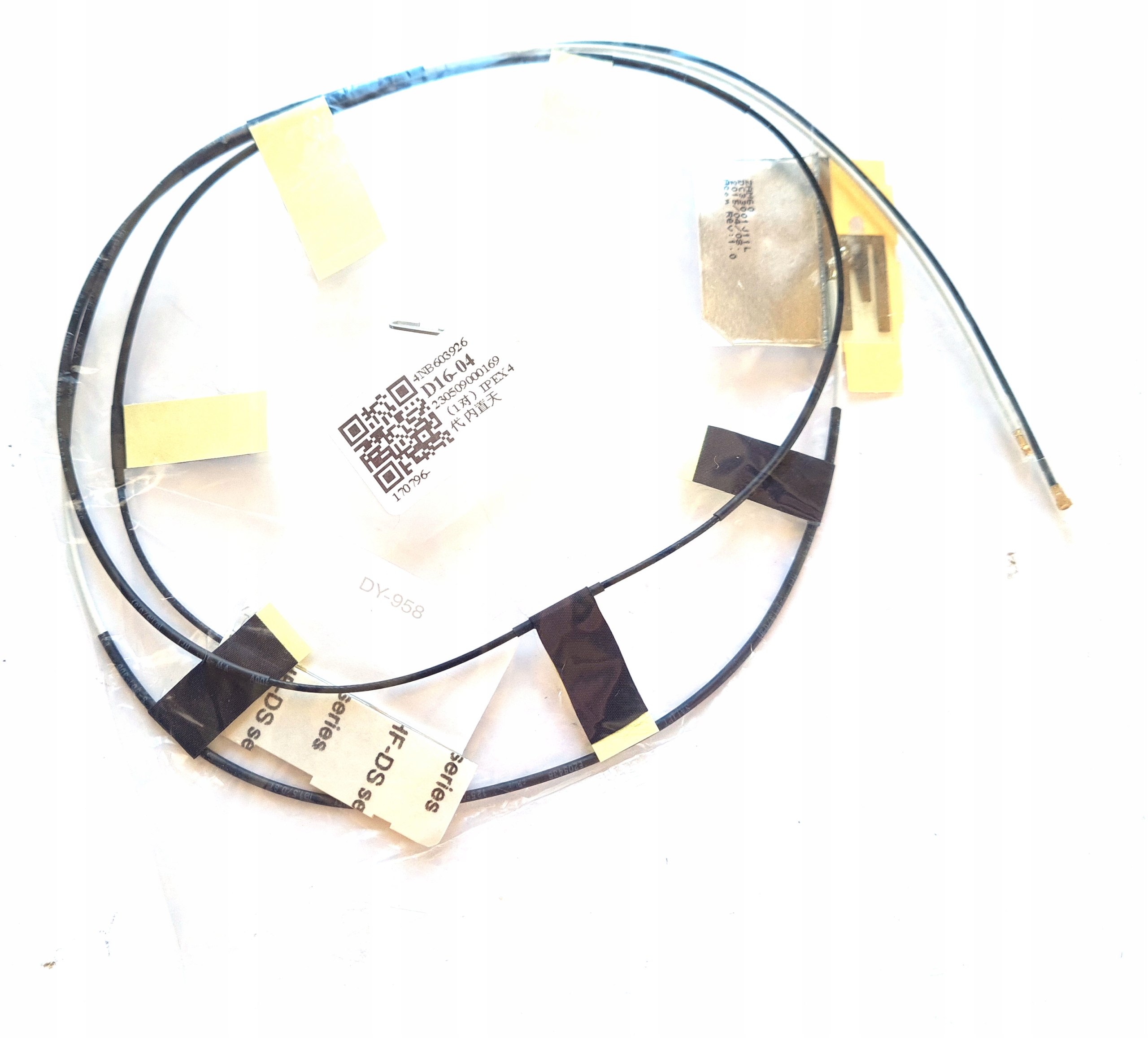 ANTENY Wi-Fi WiFI DO KART M2 M.2 NGFF IPEX4 MHF4 ANTENA KOMPLET