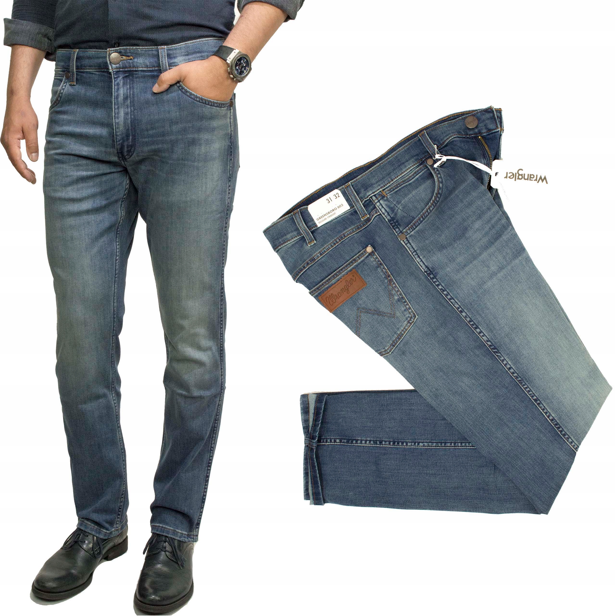 Wrangler Greensboro Trail Tone pánské džíny Regular W36 L34