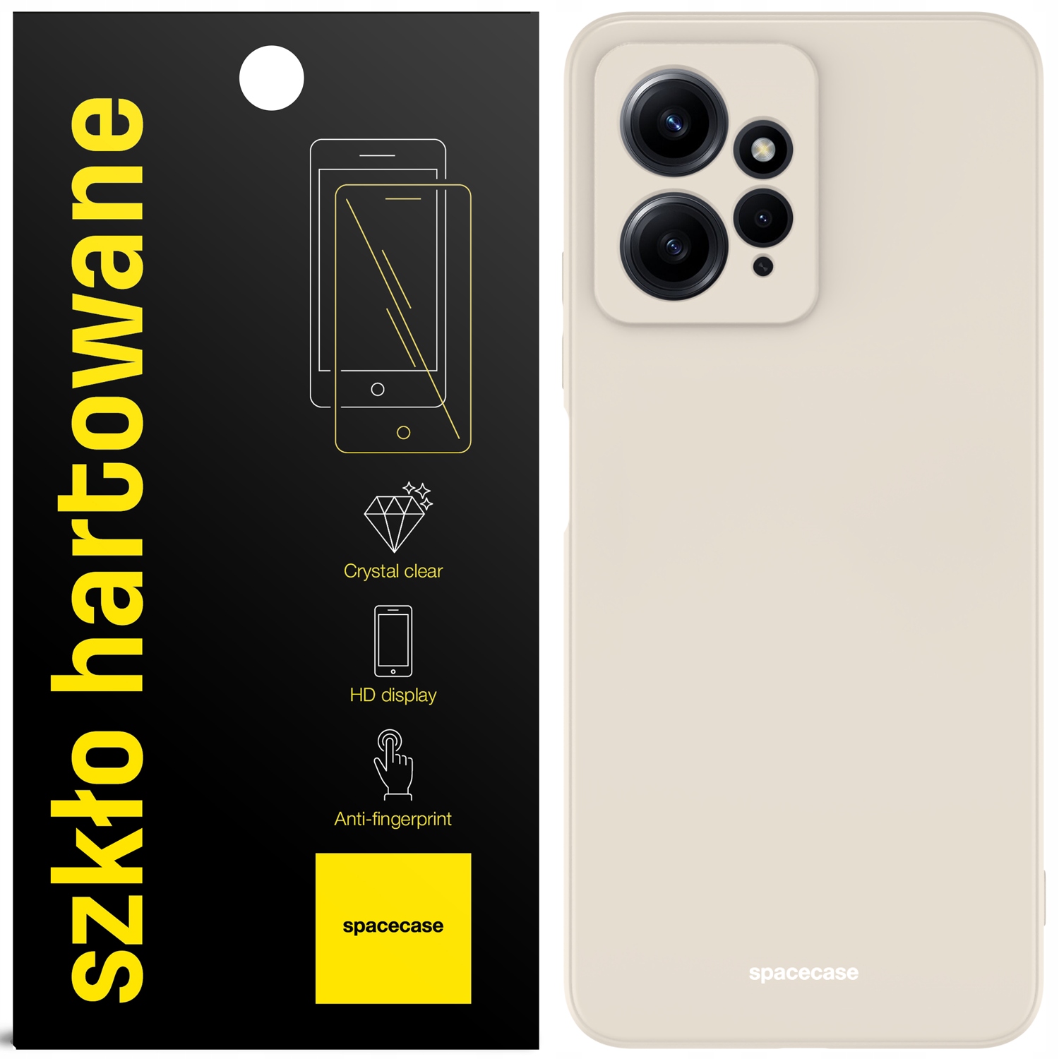 

Etui Do Redmi Note 12 4G Spacecase Pełne Szkło